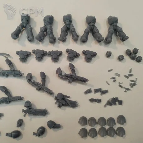 Описание картинки heavy intercessors squad 5 шт. от koksee по цене 650руб | Свободный Рынок Миниатюр - СРМ