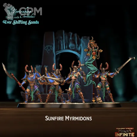 Описание картинки Sunfire Myrmidons 5 шт. от Бруталити по цене 950руб | Свободный Рынок Миниатюр - СРМ