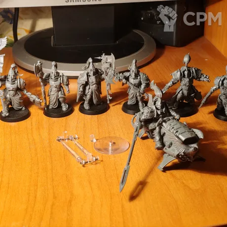 Описание картинки Лот Adeptus Custodes (Warhammer 40k) — Кустодии / Адептус Кустодес от Gimliman по цене 2 500руб | Свободный Рынок Миниатюр - СРМ