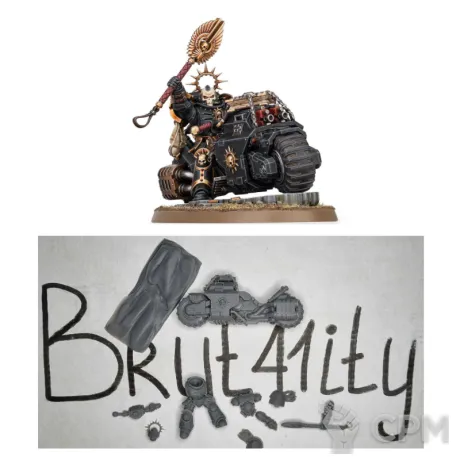 Описание картинки PRIMARIS CHAPLAIN ON BIKE от Brutality по цене 500руб | Свободный Рынок Миниатюр - СРМ