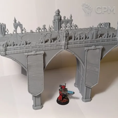 Описание картинки Разрушенный мост Меласса от 3d_Bear по цене 1 450руб | Свободный Рынок Миниатюр - СРМ