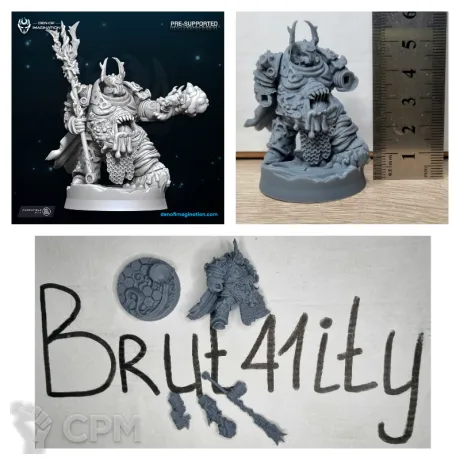 Описание картинки Plague Sorcerer in Annihilator armor от Brutality по цене 400руб | Свободный Рынок Миниатюр - СРМ