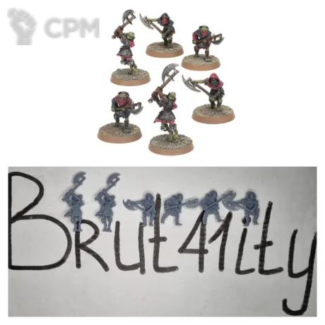 Описание картинки MORIA GOBLIN PROWLERS от Brutality по цене 600руб | Свободный Рынок Миниатюр - СРМ
