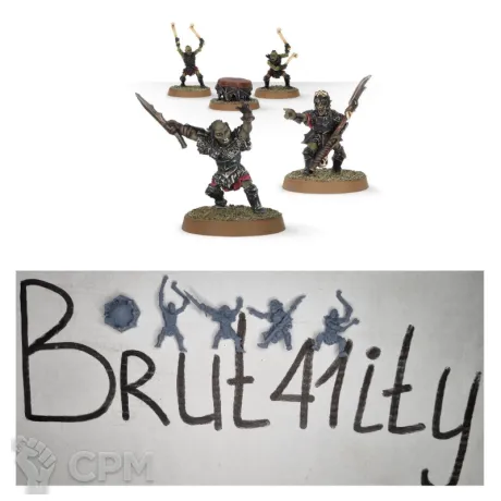 Описание картинки Moria Goblin Drum от Brutality по цене 450руб | Свободный Рынок Миниатюр - СРМ