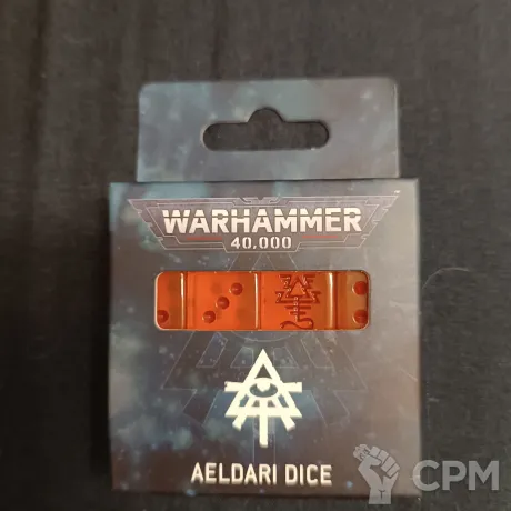 Описание картинки Aeldari Dice Set от turbodarken по цене 3 000руб | Свободный Рынок Миниатюр - СРМ