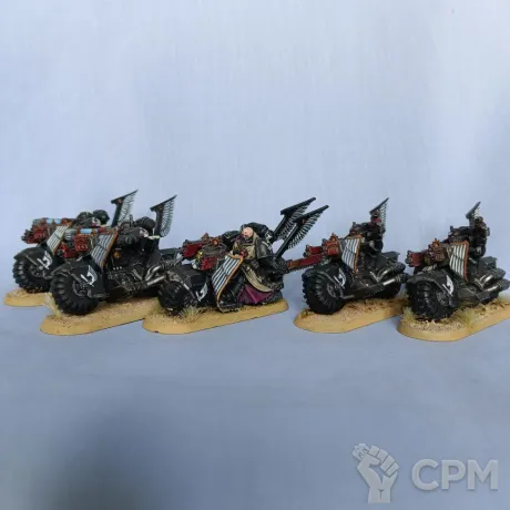Описание картинки Ravenwing bike squadron оригинал 5 штук от artifactorum по цене 4 180руб | Свободный Рынок Миниатюр - СРМ