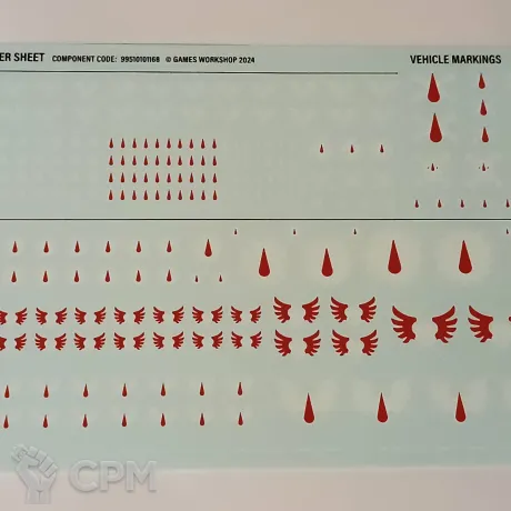 Описание картинки Death company transfer sheet от +Tamplier+ по цене 900руб | Свободный Рынок Миниатюр - СРМ