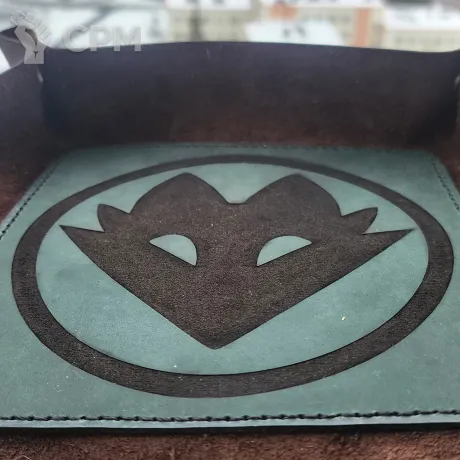 Описание картинки Dice Tray/Дайс Трей/Арена/Тарелка/зелёный от Krontwar по цене 3 500руб | Свободный Рынок Миниатюр - СРМ