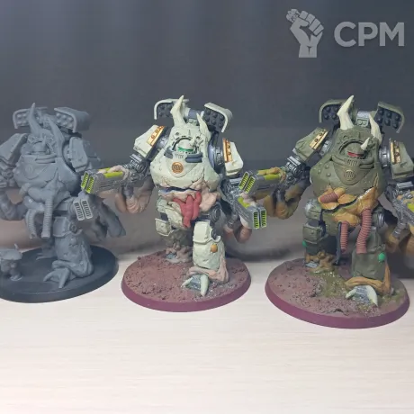 Описание картинки Contemptor Dreadnought x3 от drowblade@mail.ru по цене 700руб | Свободный Рынок Миниатюр - СРМ