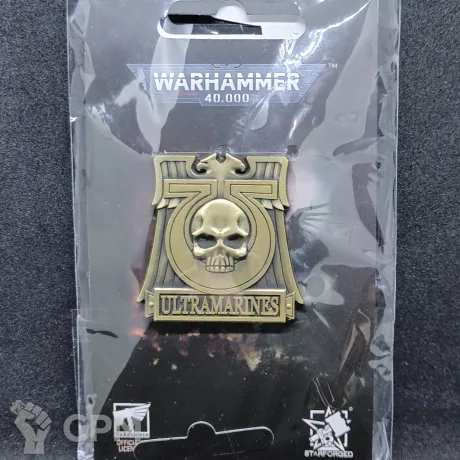 Описание картинки Брошь эмблема Ultramarines от Fle94 по цене 1 400руб | Свободный Рынок Миниатюр - СРМ