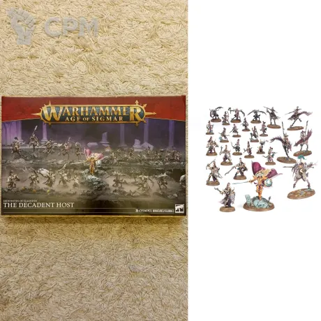 Описание картинки Battleforce: Hedonites of Slaanesh – The Decadent Host (ориг) от Кооператив Миниатюр по цене 19 000руб | Свободный Рынок Миниатюр - СРМ