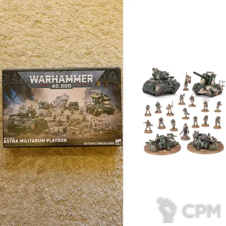 Описание картинки Battleforce: Astra Militarum Platoon от Кооператив Миниатюр по цене 21 500руб | Свободный Рынок Миниатюр - СРМ