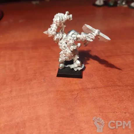 Описание картинки Заголовок: Metal Black Orc Warboss (Grimgor Ironhide) 6th ed — Собран / Металл от elotar по цене 4 000руб | Свободный Рынок Миниатюр - СРМ