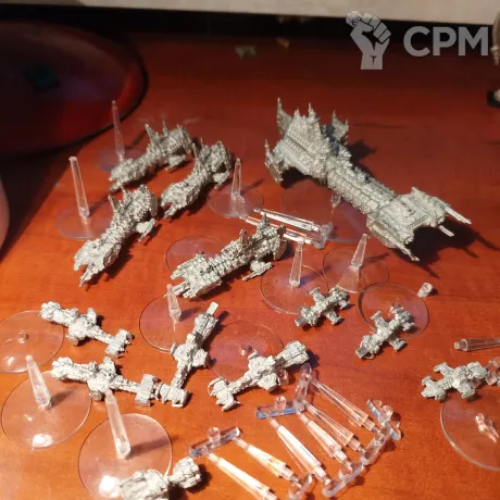 Описание картинки Battlefleet Gothic — Space Marine Fleet (Original Metal, Citadel / GW) от elotar по цене 22 000руб | Свободный Рынок Миниатюр - СРМ