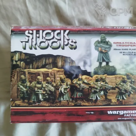 Описание картинки Wargames Factory: Shock Troops — Greatcoat Troopers (18 моделей / OOP /Альтернативный Криг от elotar по цене 4 000руб | Свободный Рынок Миниатюр - СРМ