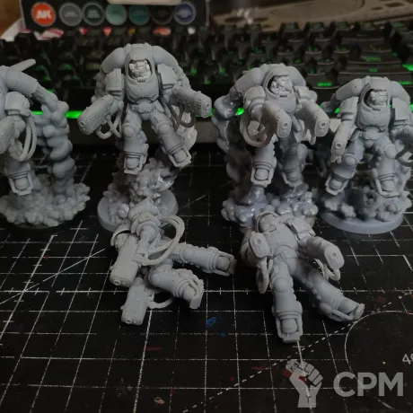 Описание картинки Dark Angels Inceptors Plasma от AlienFriend по цене 900руб | Свободный Рынок Миниатюр - СРМ