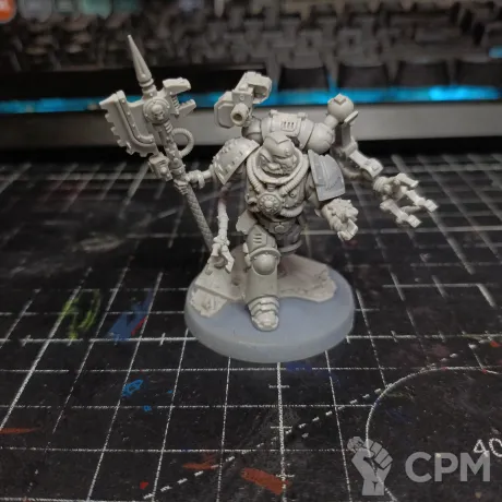 Описание картинки Dark Angels Techmarine от AlienFriend по цене 300руб | Свободный Рынок Миниатюр - СРМ