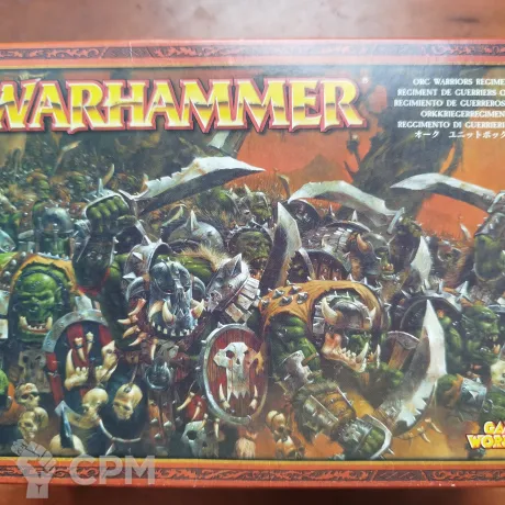 Описание картинки Warhammer FB Orc Warriors Regiment Ретро (Частичный срез/сборка) от elotar по цене 3 500руб | Свободный Рынок Миниатюр - СРМ