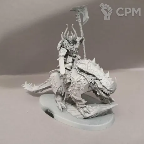 Описание картинки Chaos lord on karkadrak от Verg по цене 1 500руб | Свободный Рынок Миниатюр - СРМ