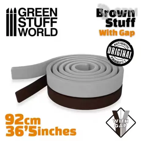 Описание картинки Brown Stuff 36″ (with gap) Алюминиевая шпатлевка 92 см от Fle94 по цене 2 200руб | Свободный Рынок Миниатюр - СРМ