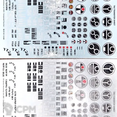 Описание картинки Tau Transfer Sheet 2шт. от Zversh по цене 100руб | Свободный Рынок Миниатюр - СРМ
