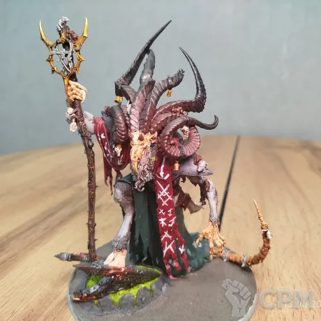 Описание картинки Vizzik Skour, Prophet of the Horned Rat от Pers по цене 9 700руб | Свободный Рынок Миниатюр - СРМ