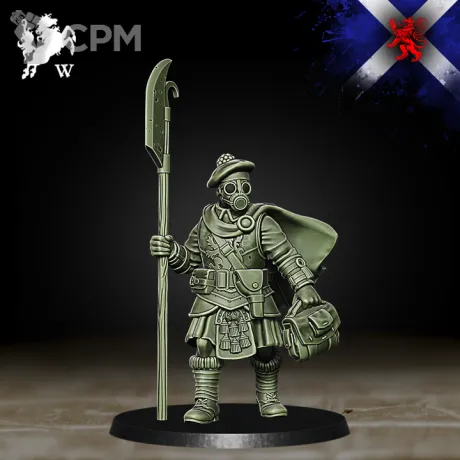 Описание картинки Highlanders - Lieutenant от PocketSized Prints по цене 175руб | Свободный Рынок Миниатюр - СРМ