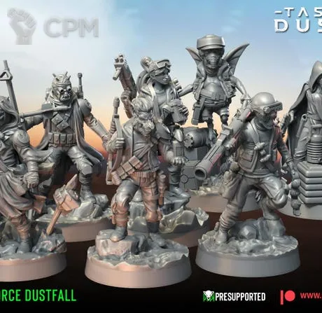 Описание картинки Task Force Dustfall от PocketSized Prints по цене 1 400руб | Свободный Рынок Миниатюр - СРМ