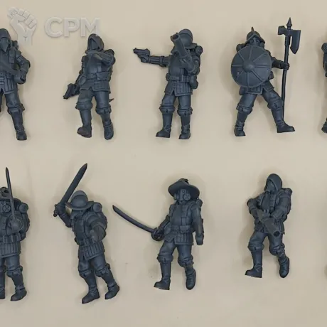 Описание картинки Conquistadors squad от PocketSized Prints по цене 500руб | Свободный Рынок Миниатюр - СРМ