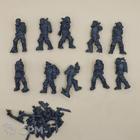Описание картинки Jungle Fighters squad от PocketSized Prints по цене 450руб | Свободный Рынок Миниатюр - СРМ