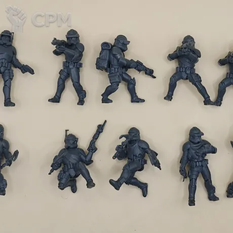 Описание картинки Mountain clone troopers от PocketSized Prints по цене 500руб | Свободный Рынок Миниатюр - СРМ
