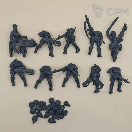 Описание картинки Female Jungle fighters от PocketSized Prints по цене 500руб | Свободный Рынок Миниатюр - СРМ