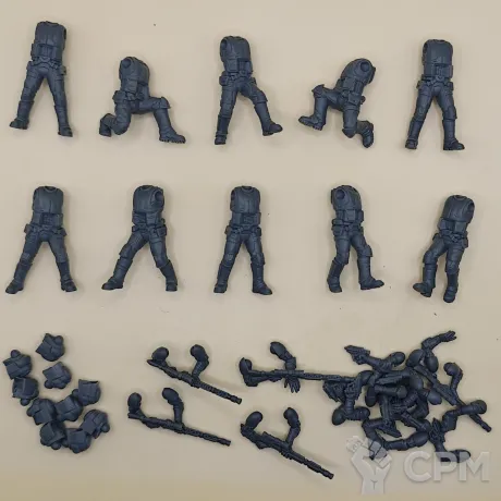 Описание картинки Imperial Scout troopers от PocketSized Prints по цене 500руб | Свободный Рынок Миниатюр - СРМ
