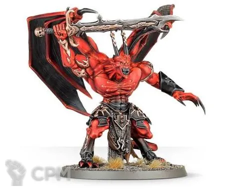 Описание картинки Daemon Prince (Classic) оригинал от Fle94 Miniatures по цене 4 500руб | Свободный Рынок Миниатюр - СРМ