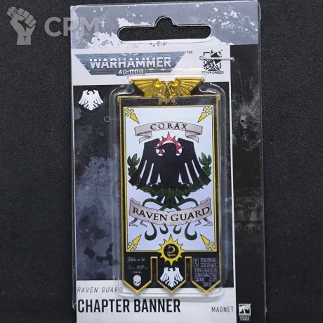 Описание картинки Raven Guard Chapter Banner Refrigerator Magnet от Fle94 по цене 1 199руб | Свободный Рынок Миниатюр - СРМ