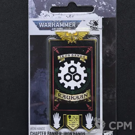 Описание картинки Iron Hands Chapter Banner Refrigerator Magnet от Fle94 по цене 1 199руб | Свободный Рынок Миниатюр - СРМ