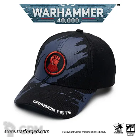 Описание картинки Бейсболка Crimson Fists от Fle94 по цене 1 500руб | Свободный Рынок Миниатюр - СРМ