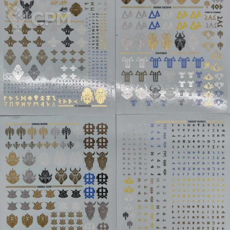Описание картинки Dwarfen holds Transfer sheet Декали Королевств Гномов от Fle94 по цене 1 500руб | Свободный Рынок Миниатюр - СРМ