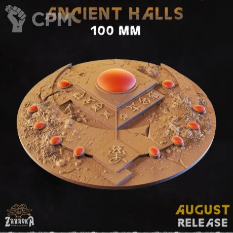 Описание картинки Ancient Halls Base 100мм от 3Д-Печка по цене 300руб | Свободный Рынок Миниатюр - СРМ