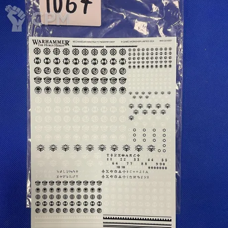 Описание картинки Mechanicum constructs transfer sheet #1067-17 от WakoLab (Origs) по цене 450руб | Свободный Рынок Миниатюр - СРМ