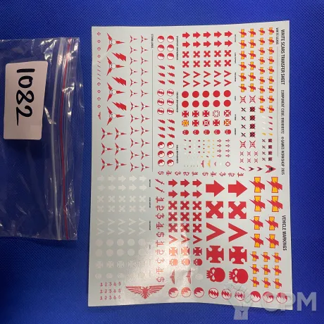 Описание картинки White scars transfer sheet #1082-17 от WakoLab (Origs) по цене 540руб | Свободный Рынок Миниатюр - СРМ