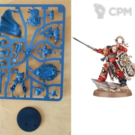 Описание картинки Captain with Relic Shield от aldger по цене 1 800руб | Свободный Рынок Миниатюр - СРМ