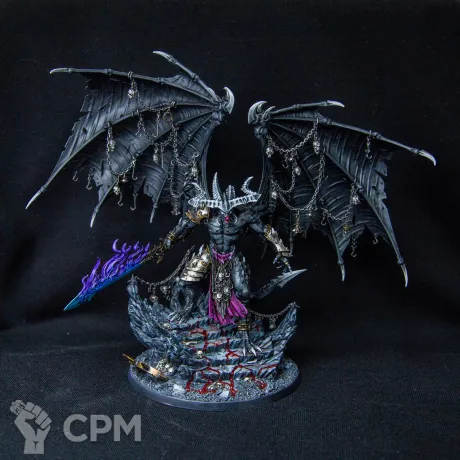 Описание картинки Be'lakor, the Dark Master от Monger по цене 14 500руб | Свободный Рынок Миниатюр - СРМ
