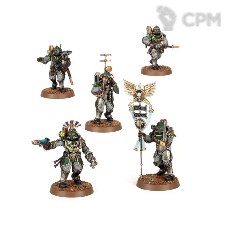 Описание картинки Solar Auxilia Tactical Command Section (5 шт, оригинал) от  по цене 2 200руб | Свободный Рынок Миниатюр - СРМ