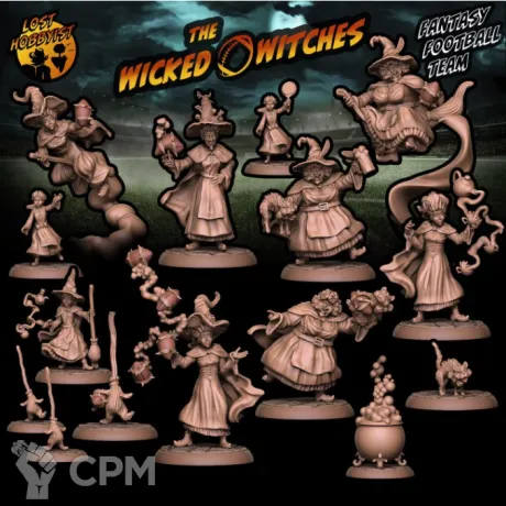 Описание картинки The Wicked Witches от 3Д-Печка по цене 1 500руб | Свободный Рынок Миниатюр - СРМ
