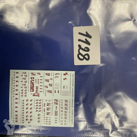 Описание картинки tau empire infantry decals -vio'la sept #1128-17 от WakoLab (Origs) по цене 300руб | Свободный Рынок Миниатюр - СРМ