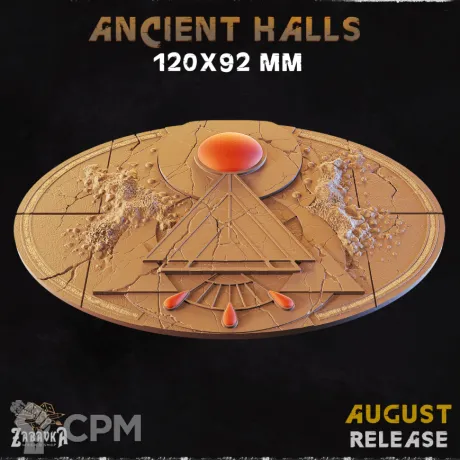 Описание картинки Ancient Halls Base 120x92мм от 3Д-Печка по цене 400руб | Свободный Рынок Миниатюр - СРМ