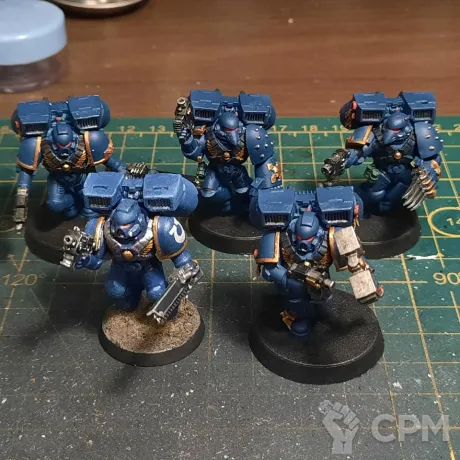 Описание картинки Space marine assault squad от  по цене 2 750руб | Свободный Рынок Миниатюр - СРМ