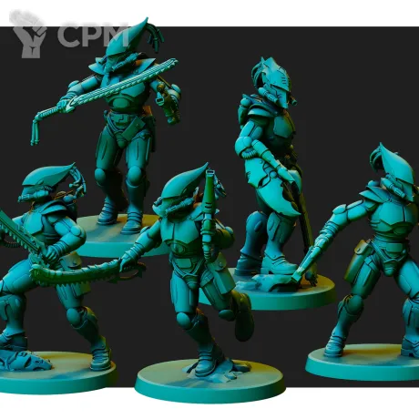 Описание картинки STRIKING SCORPIONS от Manufactorum76 по цене 650руб | Свободный Рынок Миниатюр - СРМ