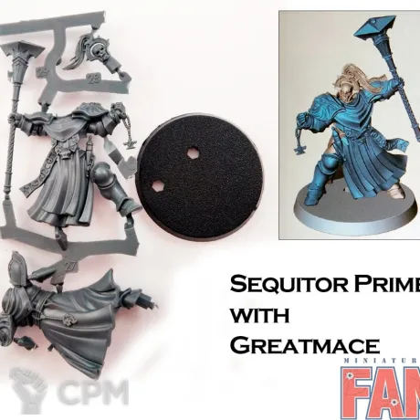 Описание картинки Soul Wars Sequitor Prime with Greatmace от MiniaturesFAN по цене 2 100руб | Свободный Рынок Миниатюр - СРМ